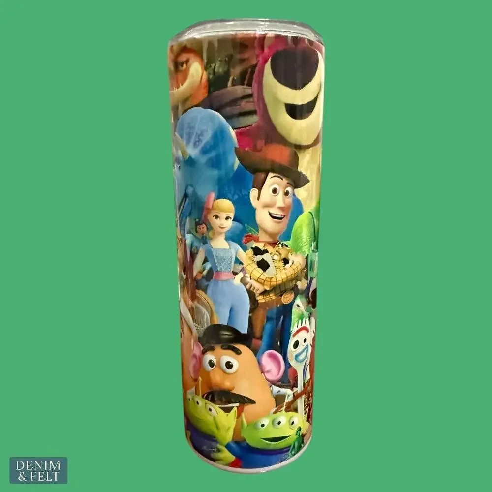 Toy Story Characters Pixar 20oz Tumbler Stainless Steel Insulated‎ Cup NEW